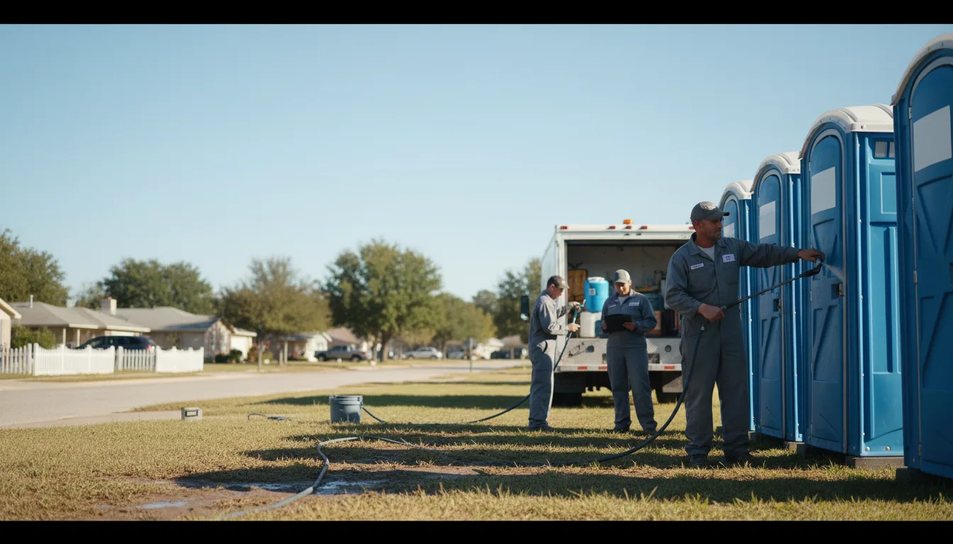 Long-Term Portable Toilet Rental in Walsh, IL near me